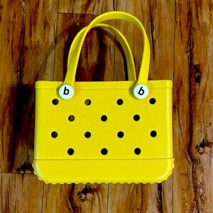 Yellow Bitty Bag - Bogg / Croc style bag 11”x8.5”x4.5”